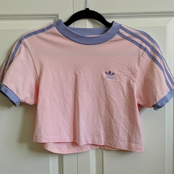 Adidas Originals cropped tee/t-shirt XS - Picture 1 of 3